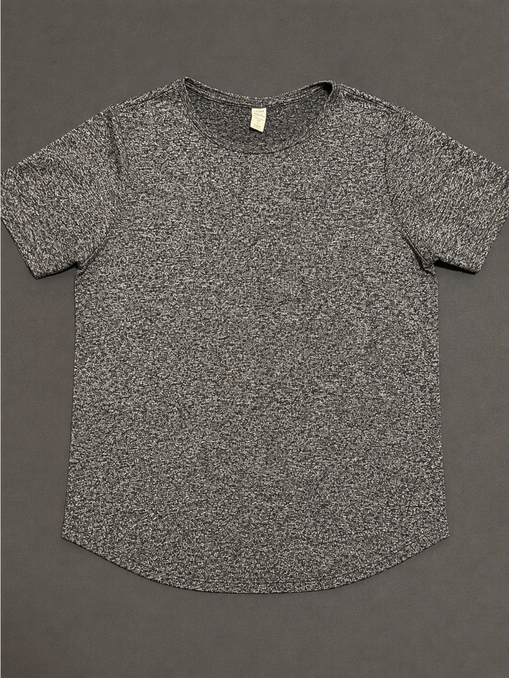 Old Navy Boxy Tee XXL Gray Black Marled Short Sleeve Oversized Casual Top
